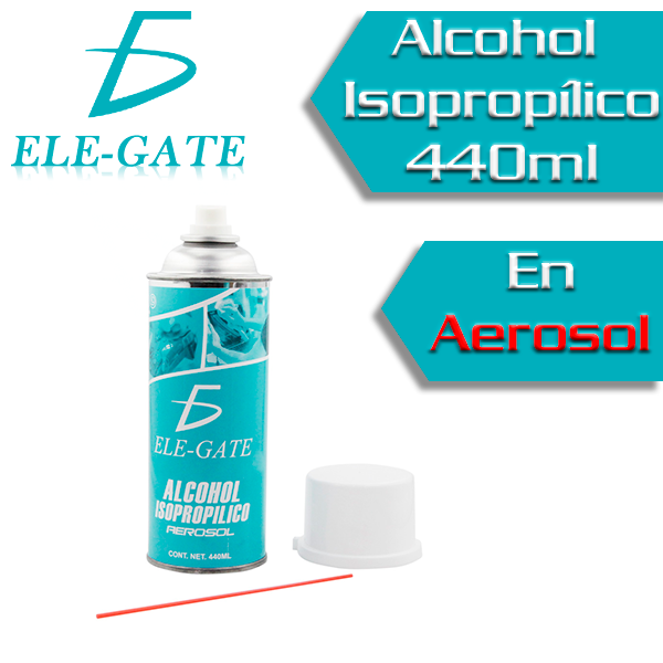 Alcohol Isopropilico en Aerosol para limpieza de equipos de vídeo
