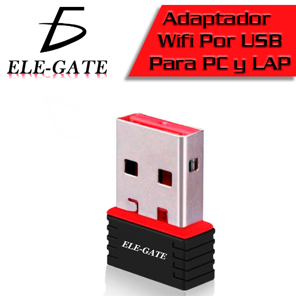 ADAPTADOR WIFI POR USB NANO ELEGATE WL04 - AMCTech Mundo Informático